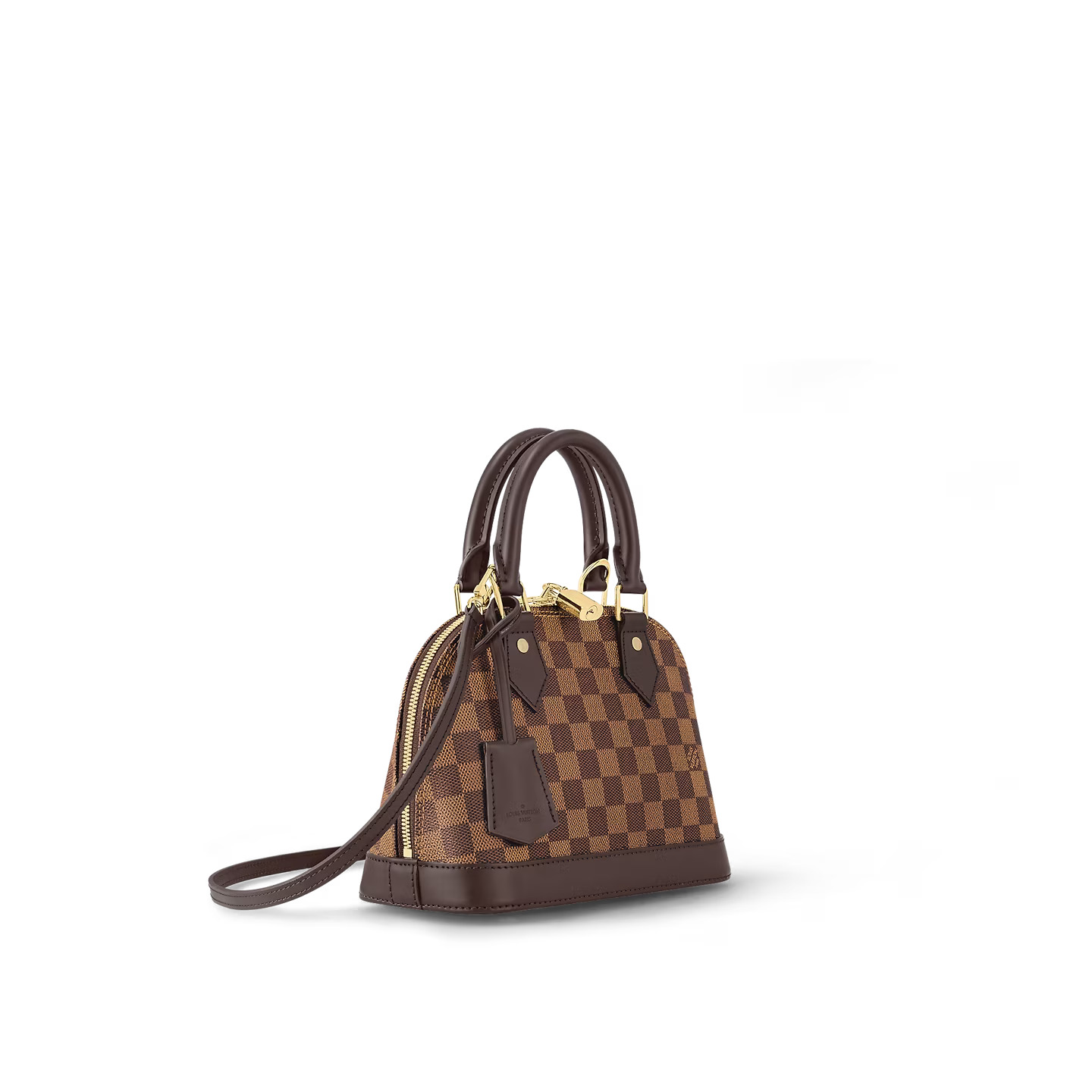 Outlet Louis Vuitton Damier Ebene coated canvas N41221 Alma BB On